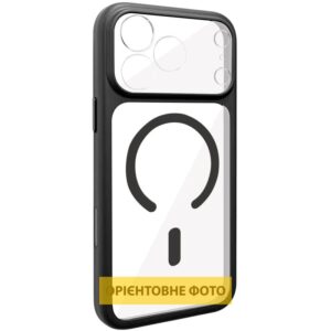 Чохол TPU+PC GETMAN Moon Clear with MagSafe для Apple iPhone 17 (6.3")