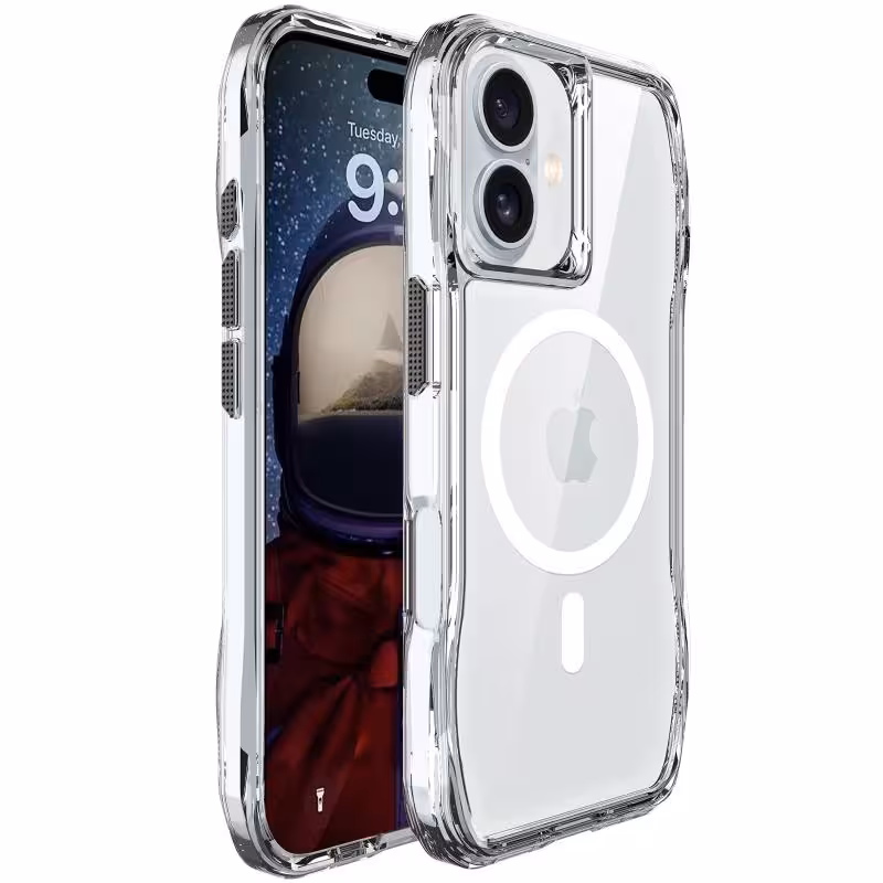 Чохол TPU Space Octagon with MagSafe для Apple iPhone 16 (6.1")