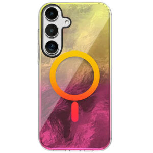Яскравий чохол TPU Shiny Mountain з магнітною фіксацією для Samsung Galaxy S25