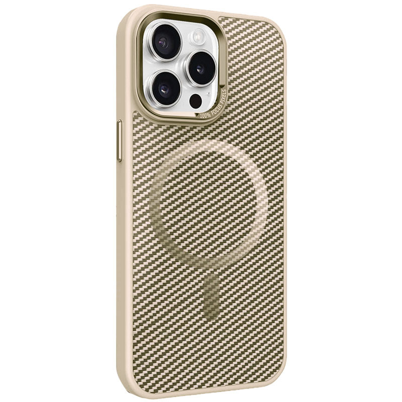 Чохол TPU+PC Carbon Mirage with MagSafe для Apple iPhone 15 Pro (6.1")