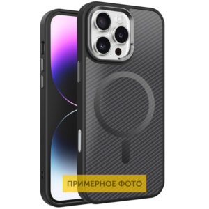 Чохол TPU+PC Carbon Mirage with MagSafe для Apple iPhone 16 (6.1")