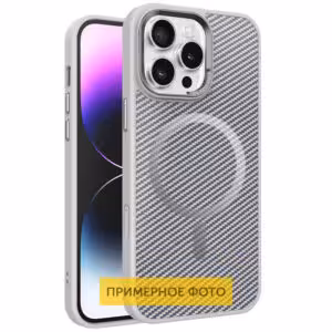 Чохол TPU+PC Carbon Mirage with MagSafe для Apple iPhone 16 Plus (6.7")
