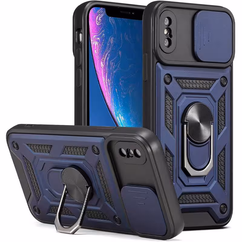 Чохол Ummi Camshield Serge Ring для Apple iPhone X / XS (5.8")