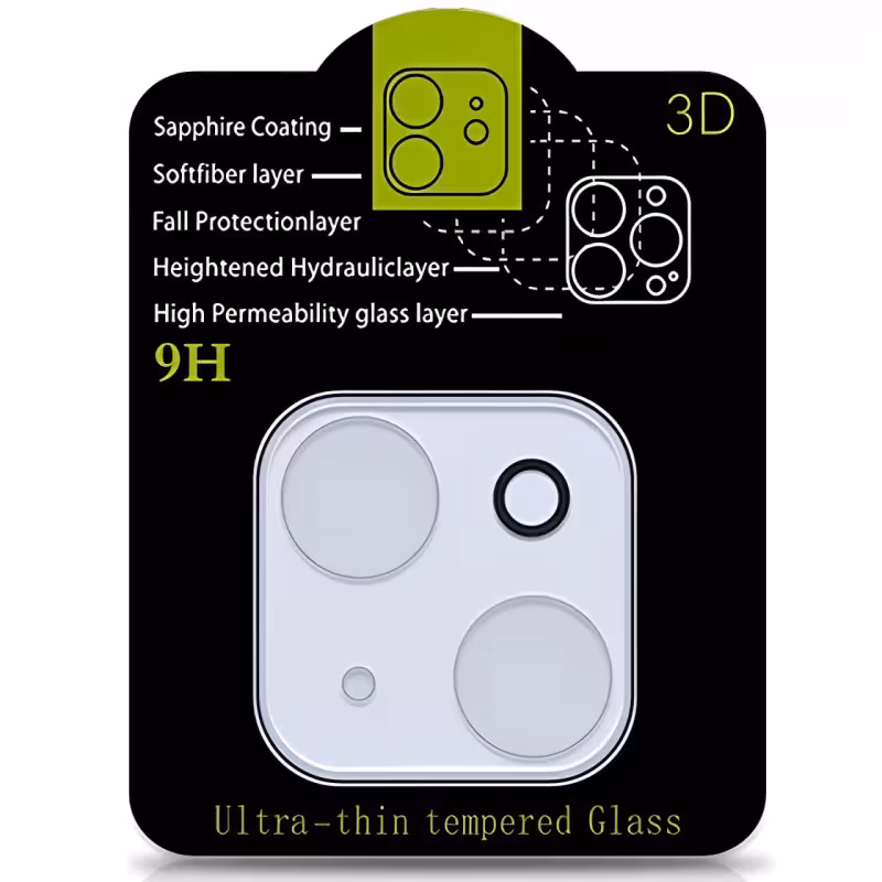 Захисне скло на камеру Full Block (тех.пак) для Apple iPhone 14 (6.1") / 14 Plus (6.7")