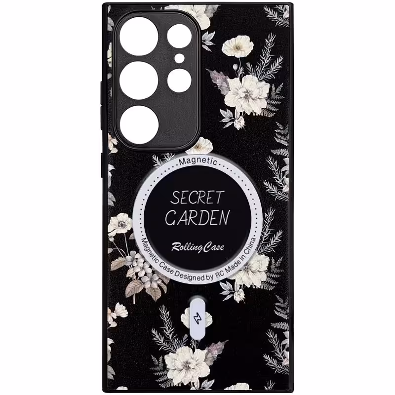 TPU+PC чохол Secret Garden with Magnetic Fit для Samsung Galaxy S24 Ultra