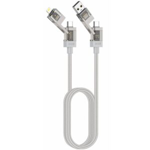 Дата кабель Amaya ACD-390 4in1 Type-C to Lightning/Type-C to USB 240W (1m)