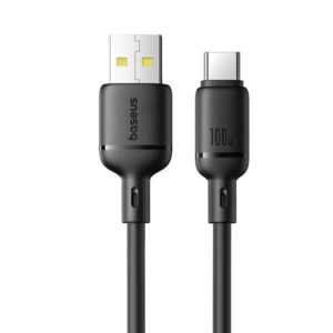 Дата кабель Baseus Silky Series OS Fast Charging USB to Type-C 100W (1m) (P10377703)