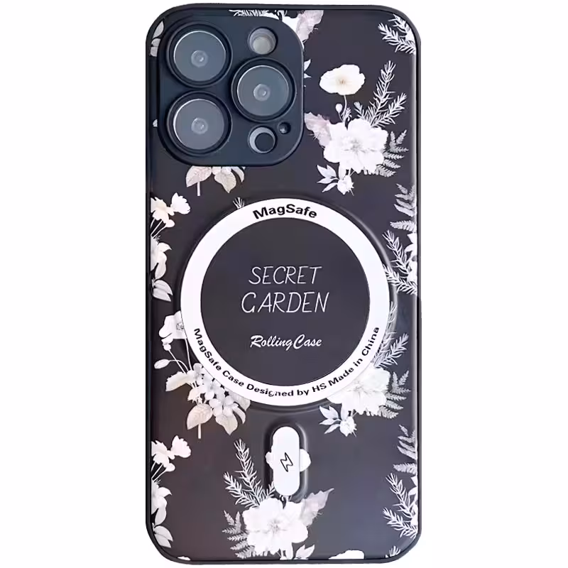 TPU+PC чохол Secret Garden with MagSafe для Apple iPhone 14 Pro (6.1")