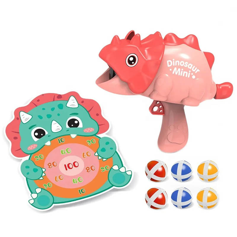 Інтерактивна гра Dinosaur Athletics Gun на липучках + мішень