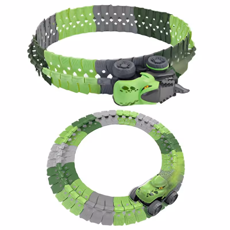Інтерактивний трек з інерційною машинкою SHT 5510-8 Dino Trak (46pcs/1CAR)