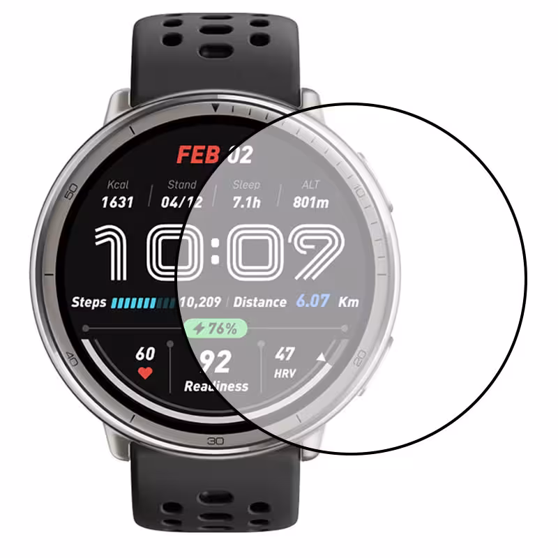 Полімерна плівка 3D (full glue) (тех.пак) для Xiaomi Amazfit Active 2 / 2R