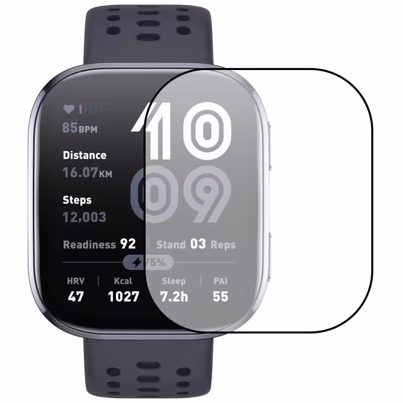 Полімерна плівка 3D (full glue) (тех.пак) для Xiaomi Amazfit Bip 6