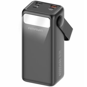 Портативний ЗП Power Bank Amaya APB-40 22.5W flashlight with cable 40000 mAh