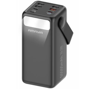 Портативний ЗП Power Bank Amaya APB-50 22.5W flashlight with cable 50000 mAh