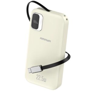 Портативний ЗП Power Bank Amaya F131 22.5W with display and cable 10000 mAh