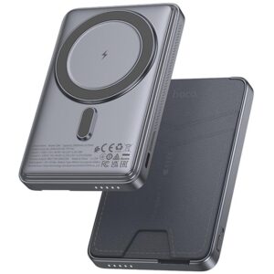 Портативний ЗП Power Bank Hoco Q46 Title PD20W з БЗП+card holder 5000 mAh