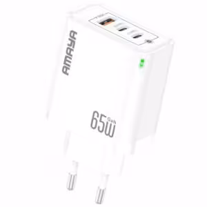 МЗП Amaya E102T PD65W+QC3.0 GaN (1USB-A/2C)
