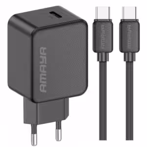 МЗП Amaya E112CC PD25W (1USB-C) + кабель Type-C to Type-C
