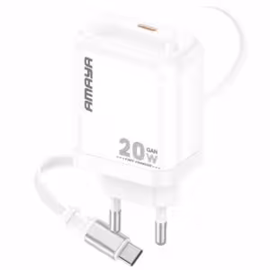 МЗП Amaya E220S PD20W GaN (1USB-C) + Retractable Cable Type-C