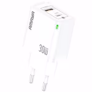 МЗП Amaya E46D PD30W+QC3.0 GaN (1USB-A/1C)