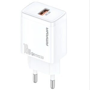 МЗП Amaya E59S QC3.0 18W (1USB-A) + кабель USB to Type-C
