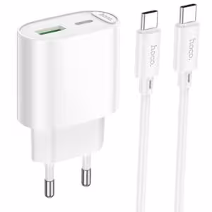 МЗП Hoco C109A Fighter PD20W+QC3.0 (1USB-A/1C) + кабель Type-C to Type-C