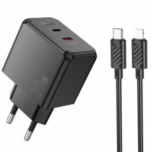 МЗП Hoco CS16A Wish PD20W (1USB-C/1L) + кабель Type-C to Lightning