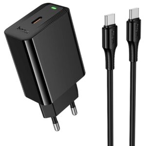 МЗП Hoco CS93A Leader PD20W (1USB-C) + кабель Type-C to Type-C