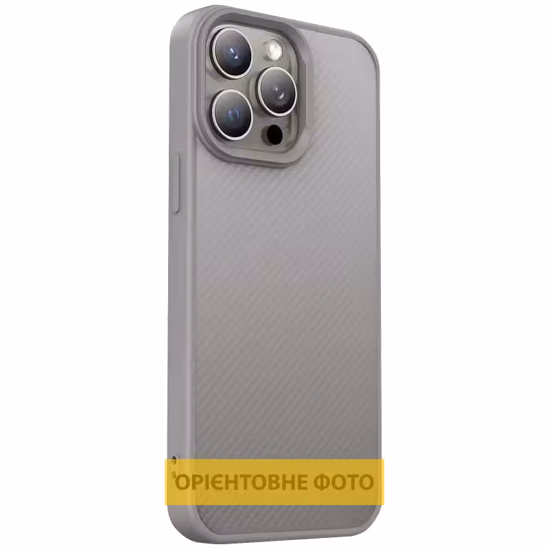 TPU чохол Carbon Protective with Magsafe для Apple iPhone 16 (6.1")