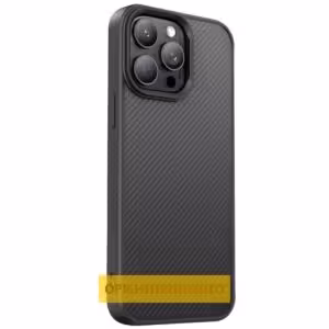 TPU чохол Carbon Protective with Magsafe для Apple iPhone 17 (6.3")