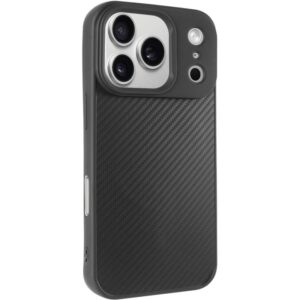 TPU чохол Carbon Protective with Magsafe для Apple iPhone 17 Pro (6.3")