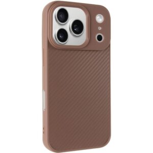 TPU чохол Carbon Protective with Magsafe для Apple iPhone 17 Pro (6.3")