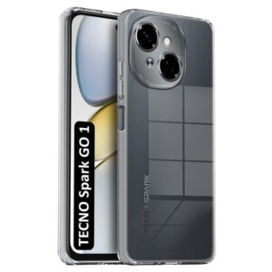 TPU чохол Epic Transparent 1,5mm Full Camera для TECNO Spark Go 1 (KL4)