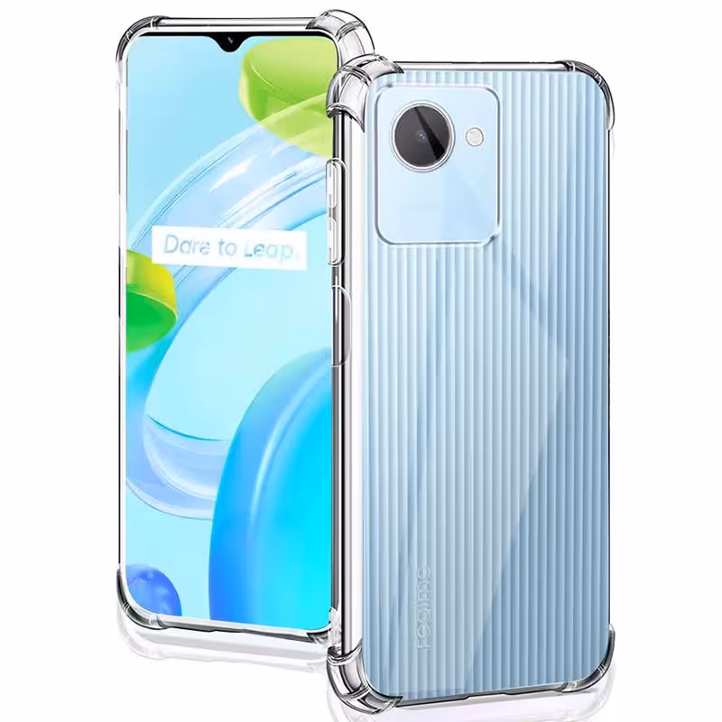 TPU чохол GETMAN Ease logo посилені кути Full Camera для Realme C30s
