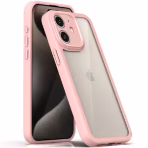 TPU чохол Transparent + Colour 1,5mm для Apple iPhone 12 (6.1")