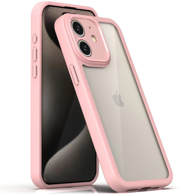 TPU чохол Transparent + Colour 1,5mm для Apple iPhone 12 (6.1")
