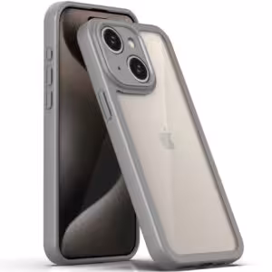 TPU чохол Transparent + Colour 1,5mm для Apple iPhone 15 (6.1")