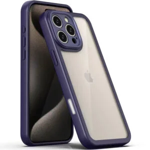 TPU чохол Transparent + Colour 1,5mm для Apple iPhone 16 Pro Max (6.9")