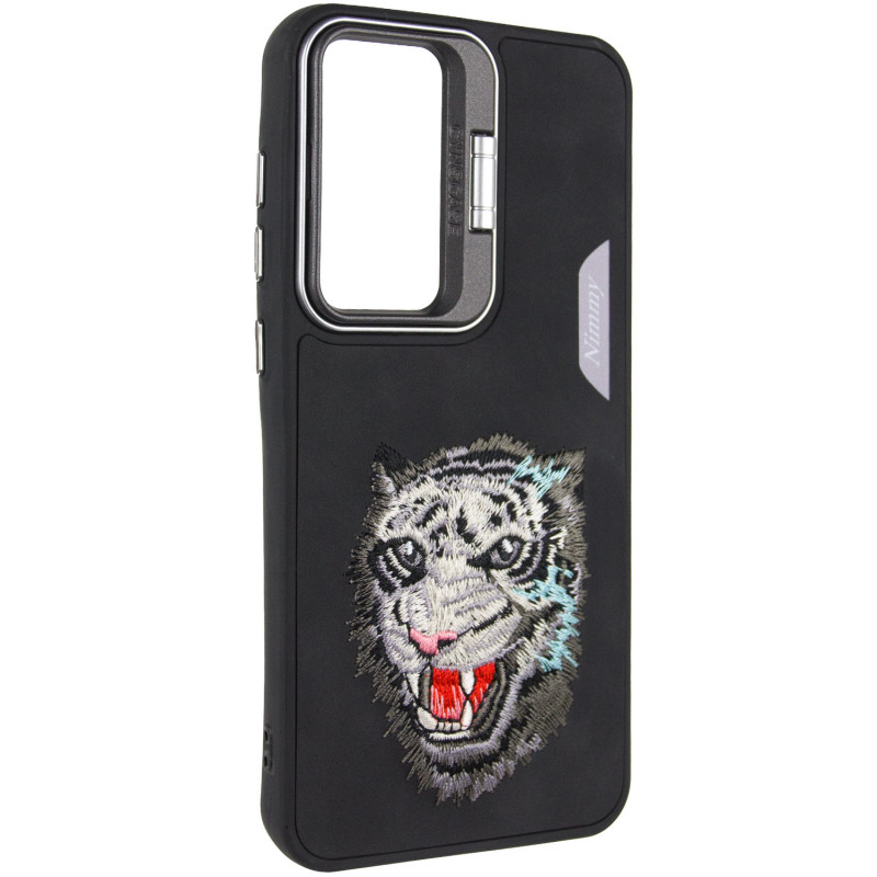 Чорний TPU+PC чохол Friends для Xiaomi Redmi 13/Poco M6 з дизайном тигра.