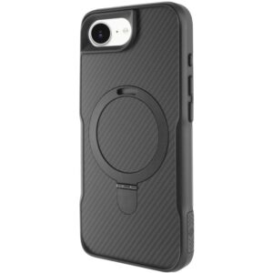 TPU+PC чохол Metal Buttons with MagSafe Carbon Ring для Apple iPhone 16e / 17e (6.1")