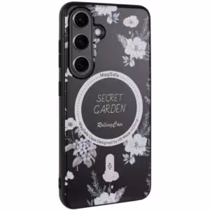 TPU+PC чохол Secret Garden with Magnetic Fit для Samsung Galaxy S23 FE