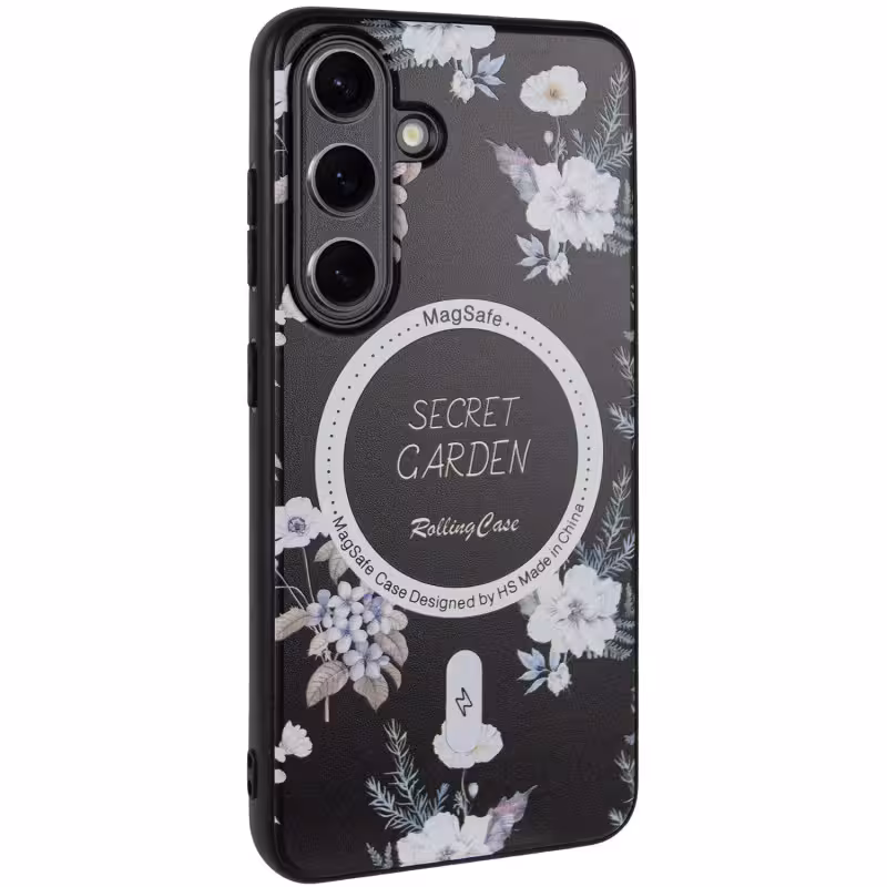 TPU+PC чохол Secret Garden with Magnetic Fit для Samsung Galaxy S23 FE