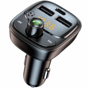 Уцінка АЗП FM модулятор Amaya ACC-T02 PD30W (2USB-A/1C)