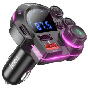 Уцінка АЗП FM модулятор Hoco DFM01 Legend 20W+QC3.0 (2USB-A/1C)