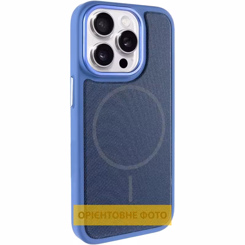 Уцінка Чохол PC Textile Hybrid with Magnetic Fit для Apple iPhone 15 (6.1")