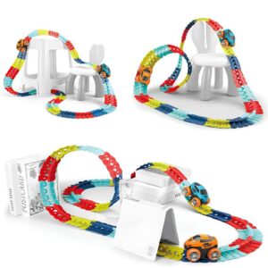 Уцінка Інтерактивний трек з інерційною машинкою SHT 388 Changeable Trak (184pcs/1CAR)