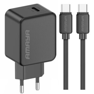 Уцінка МЗП Amaya E112CC PD25W (1USB-C) + кабель Type-C to Type-C