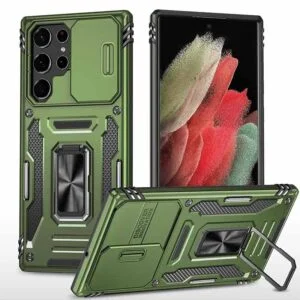 Ударостійкий чохол Camshield Army Ring для Samsung Galaxy S21 Ultra