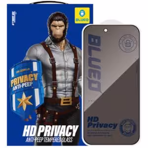 Захисне 2.5D скло Blueo Full Cover Anti-Peep для Apple iPhone 17 Pro Max / 16 Pro Max (6.9")