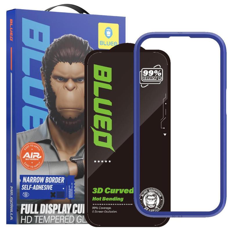 Захисне 3D скло Blueo Hot Bending New для Apple iPhone 15 Pro Max (6.7")
